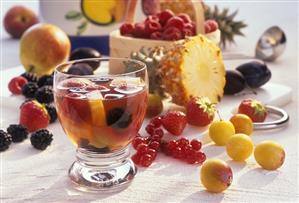 Fruit in alcohol