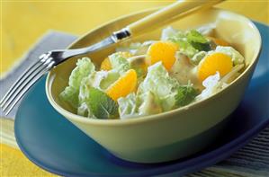 Chinese cabbage and mandarin salad