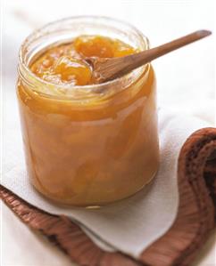 Home-made apricot jam