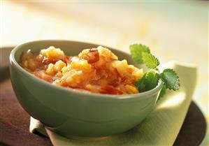 Ginger chutney with various fruits