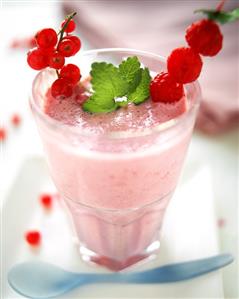 Soya milk berry drink