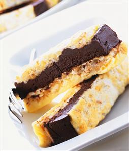 Chocolate rice slices