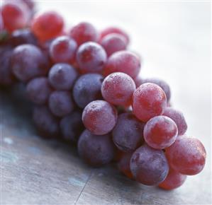 Bunch of Red Grapes