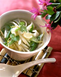 Thai vegetable and noodle soup (1)