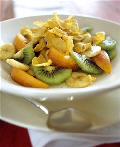 Flake Cereal with Fruit