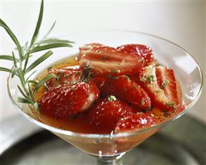 Strawberries with rosemary (1)