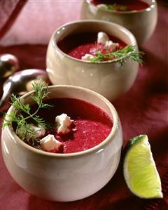 Red Beet-Cream Soup