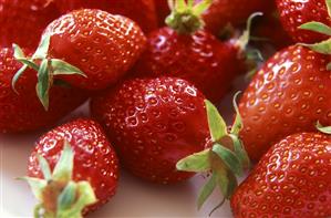 Fresh strawberries (variety: Garriguette)