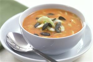 Gazpacho with pumpkin seeds