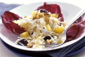 Waldorf salad with pineapple