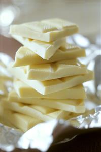 White chocolate, in pieces