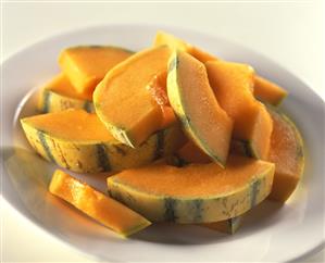 Charentais melon, sliced