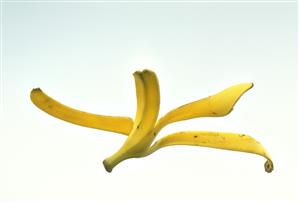 Banana skin