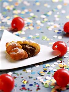 Doughnuts with chocolate cream