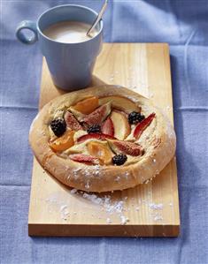 Fruit and quark pizza (2)