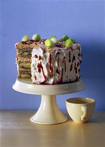 Apple and sea buckthorn layer cake