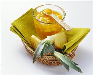 Pineapple and mango preserve