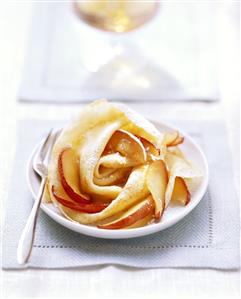 Crepes with Calvados apples (1)