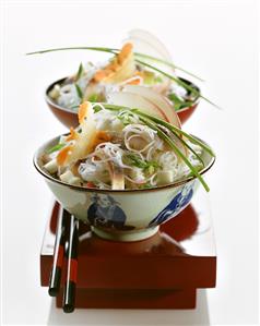 Glass noodle and herring salad