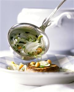 Zuppa di finocchio (fennel soup), Sardinia, Italy