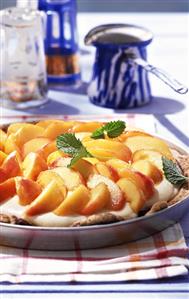 Peach tart