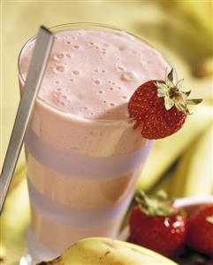 Strawberry and banana smoothie