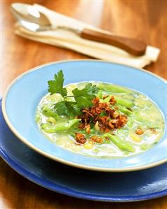 Green bean soup with bacon (2)