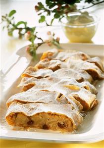 Viennese apple strudel