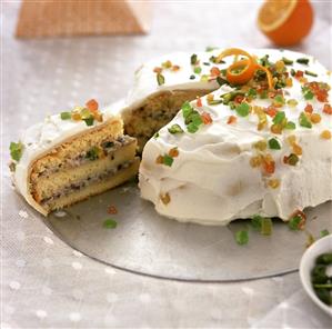 Cassata (celebration cake with candied fruit, Italy)