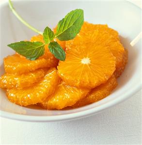 Thai dessert: preserved oranges