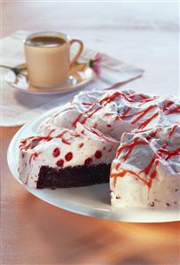 Cranberry cream cake