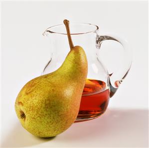 Pear and concentrated pear juice (sweetener)