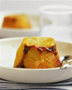 Chocolate orange blancmange