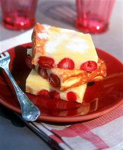 Cherry clafoutis