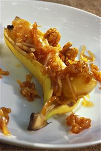 Caramelised banana with coconut (Bahia, Brazil)