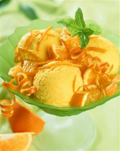 Orange sorbet