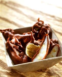 Pear and ginger beignets