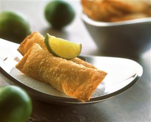 Lime and apple turnover