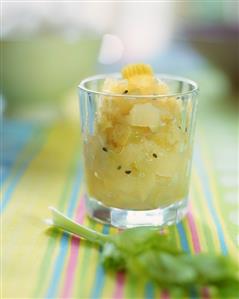 Apple chutney with celery