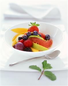 Fruit salad. Receta disponible