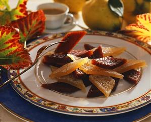 Quince sweets and quince and apple sweets