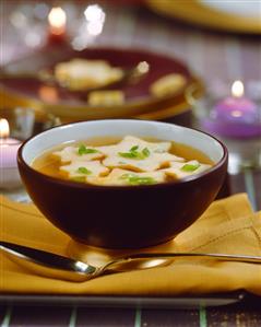 Viennese soup with sponge garnish