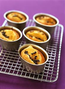 Passion fruit and mango friands (sweet buns)