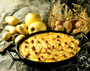 Potato and apple gratin