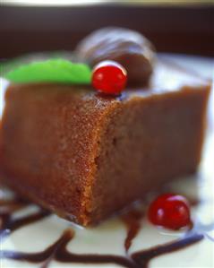 Gâteau au chocolat (chocolate cake with cream, France, 2)