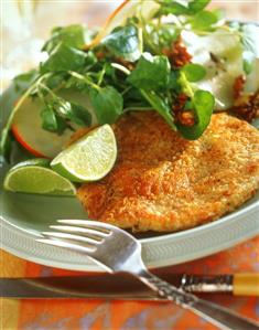 Turkey escalope 'Wiener' style