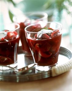 Beetroot stew with mushrooms