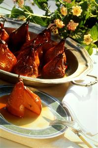 Poires caramelisees (caramelised pears, France)