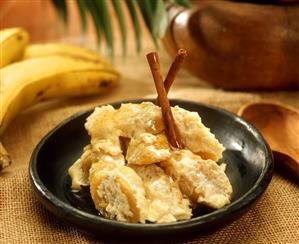 Platanos calados (stuffed bananas, Colombia)