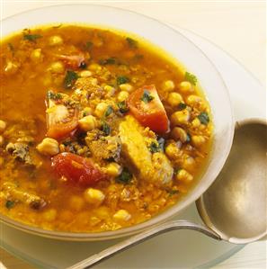 Harira (Ramadan soup; Middle East, Egypt). Receta disponible.